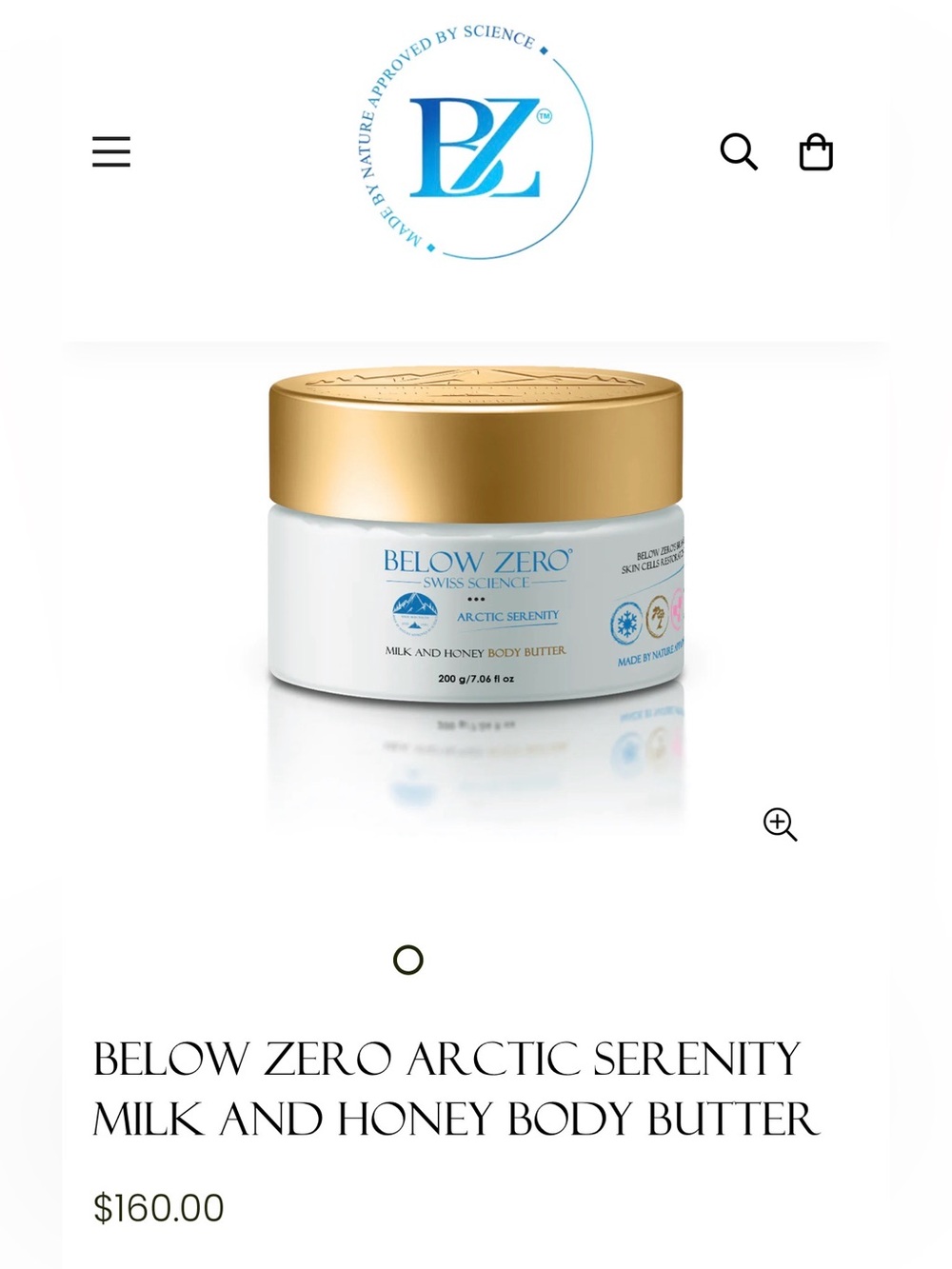 Below Zero Arctic Serenity Milk and Honey Body Butter - Picture 4 of 10